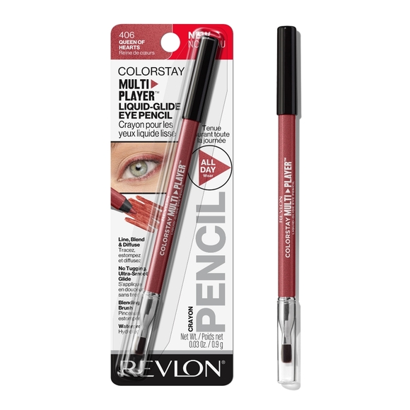 ❤️ 3/$15 Revlon ColorStay Liquid-Glide Eye Pencil 406 Queen of Hearts - Picture 1 of 5